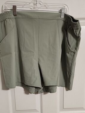 Women’s Athletic Shorts in Sage Green